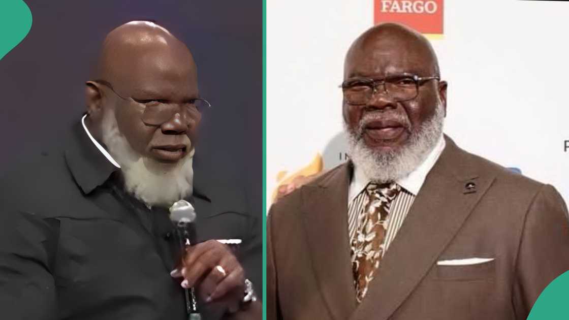Bishop TD Jakes suffers emergency on stage. Bishop TD Jakes suffers emergency on stage.