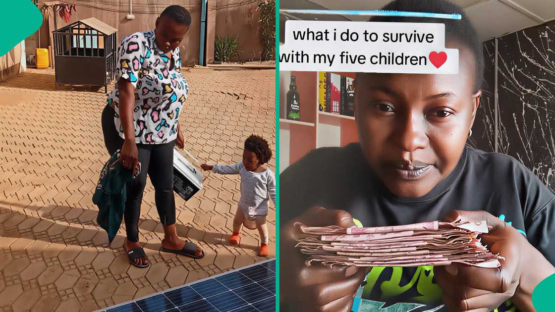 Reactions as single mum of 5 shares how much she made form allowing people use her solar to charge their phones