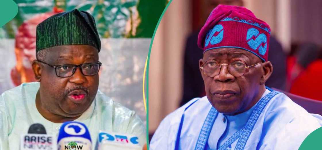 Gwamna Caleb ya yi martani kan ganawarshi da Tinubu saboda Kotun Koli