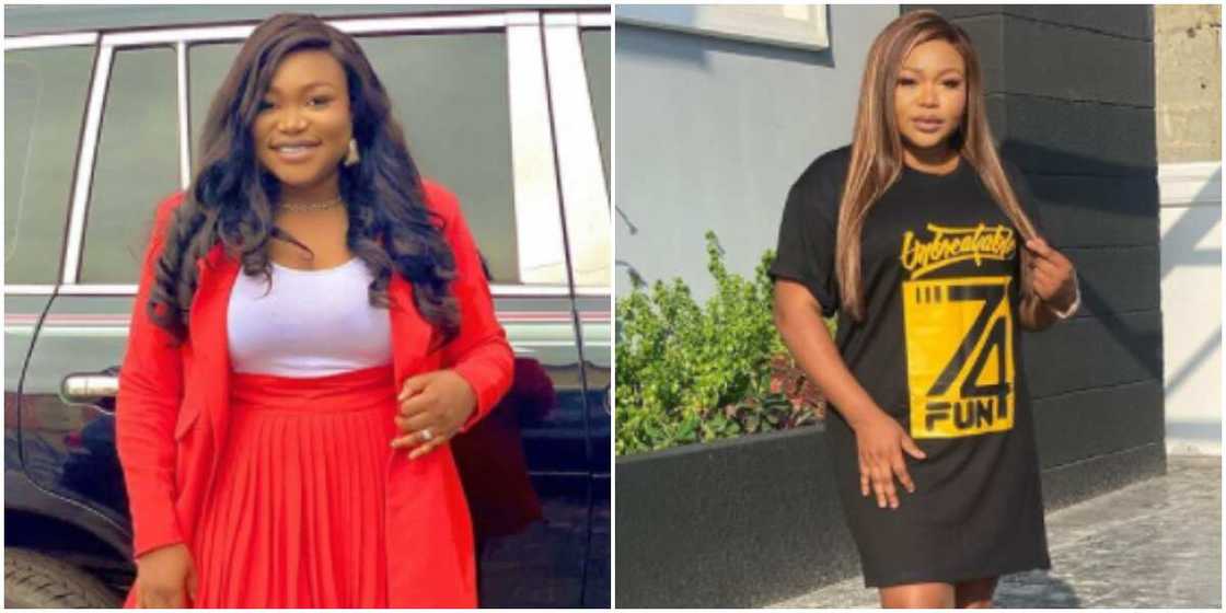 Eko Award Snub: Actress Ruth Kadiri Shares Video as Hubby Gives Her a Bottle of Stout as His Own Award Eko Award Snub: Actress Ruth Kadiri Shares Video as Hubby Gives Her a Bottle of Stout as His Own Award