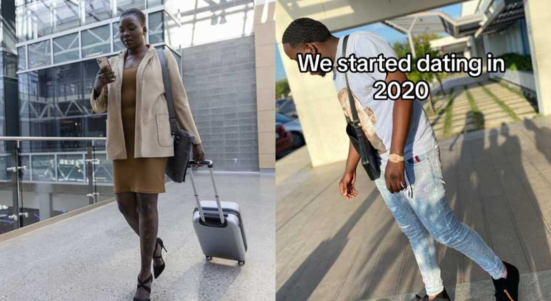 Man leaves lady who broke his heart stranded. Man leaves lady who broke his heart stranded.