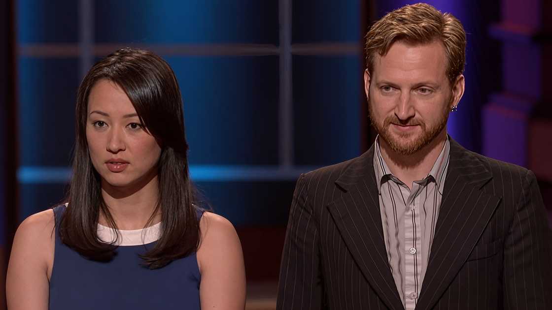 Lei Yu and Tyler Freeman pitch their product on Shark Tank Lei Yu and Tyler Freeman pitch their product on Shark Tank