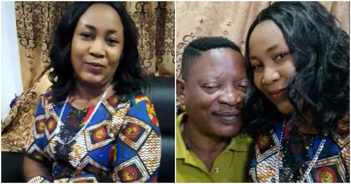 Veteran actor Lalude and his wife Veteran actor Lalude and his wife