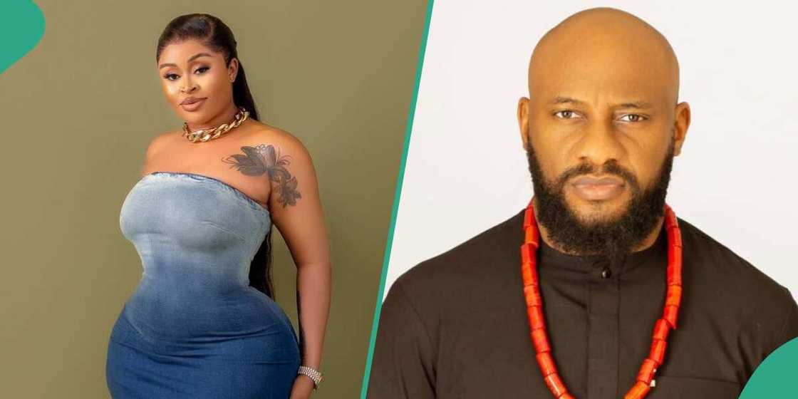 Sarah Martins calls out Yul Edochie. Sarah Martins calls out Yul Edochie.