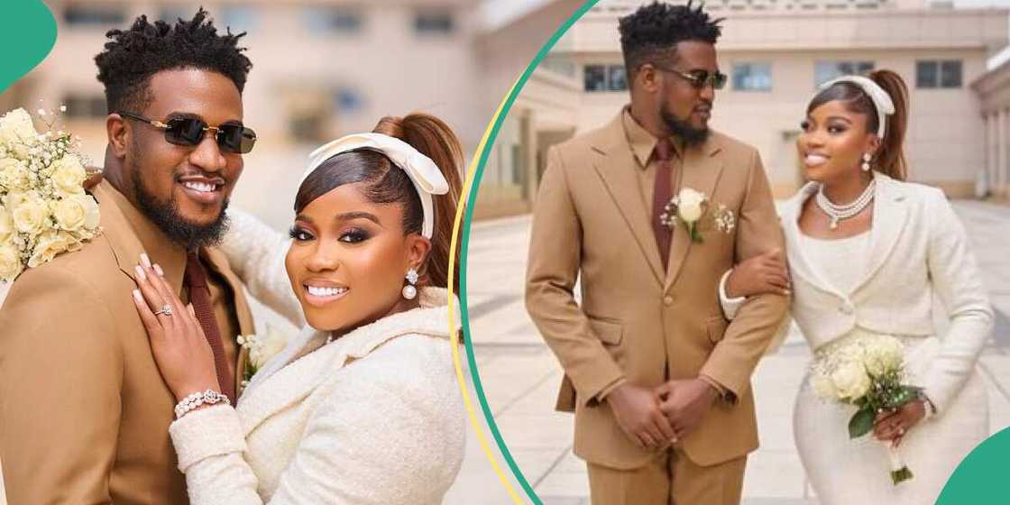 Veekee James weds lover. Veekee James weds lover.