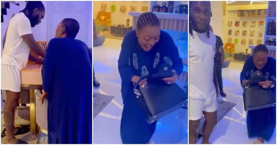 Burna Boy speaks Yoruba with grandmother Burna Boy speaks Yoruba with grandmother