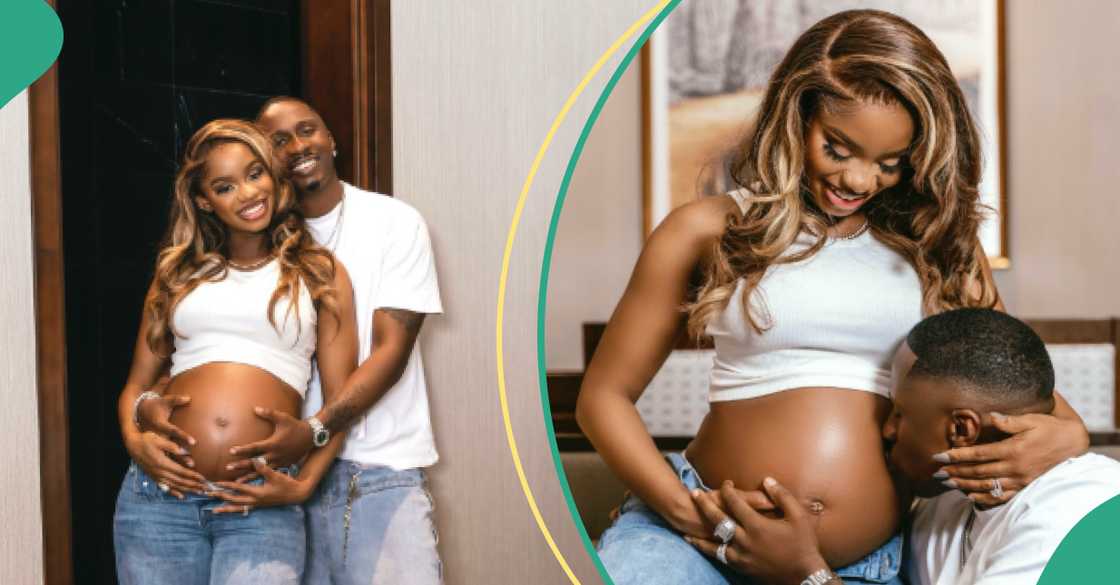 Festus weighs in after Priscilla shares pregnancy pics