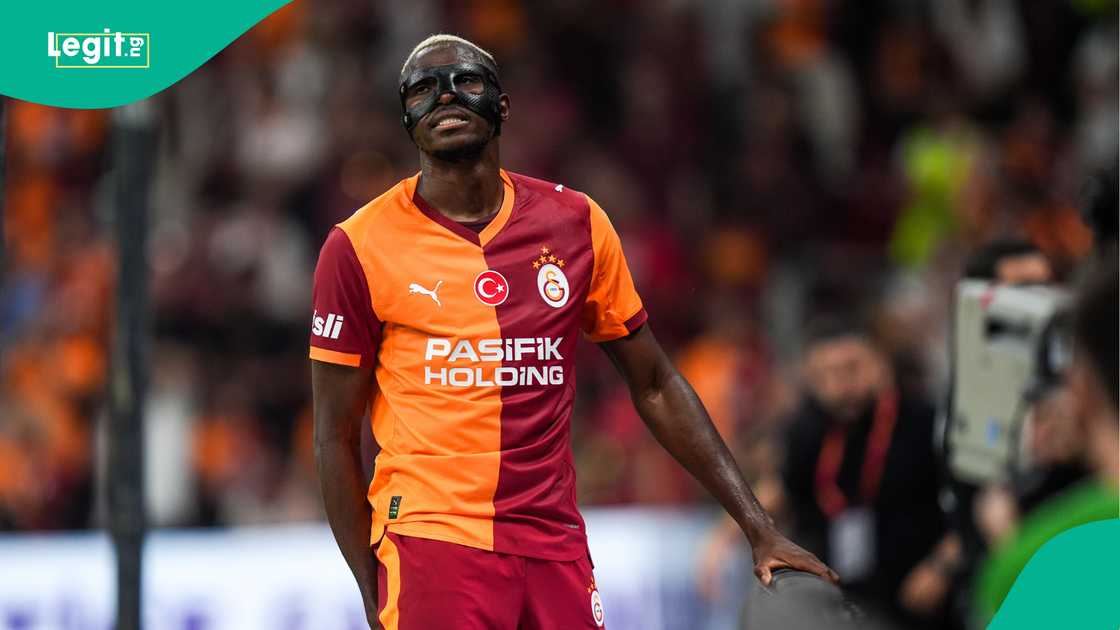 Victor Osimhen, Galatasaray, Caykur Rizespor, Rams Park, Istanbul, Turkiye, Super Lig. Victor Osimhen, Galatasaray, Caykur Rizespor, Rams Park, Istanbul, Turkiye, Super Lig.
