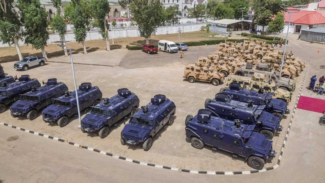 Motocin yaki da aka saya a Zamfara Motocin yaki da aka saya a Zamfara