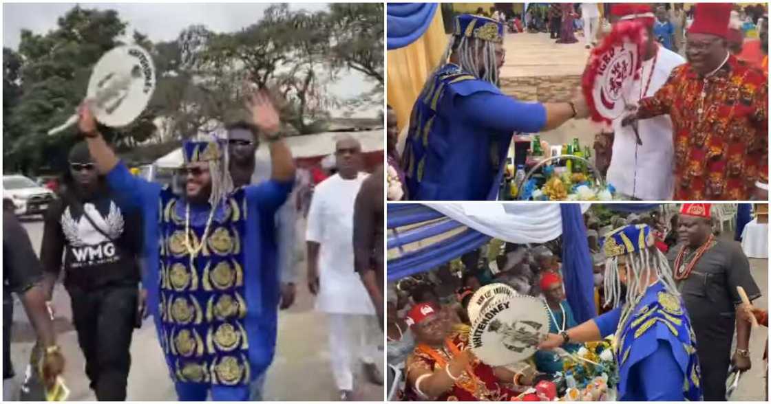 Whitemoney celebrates as he bags new chieftaincy title in Lagos Whitemoney celebrates as he bags new chieftaincy title in Lagos