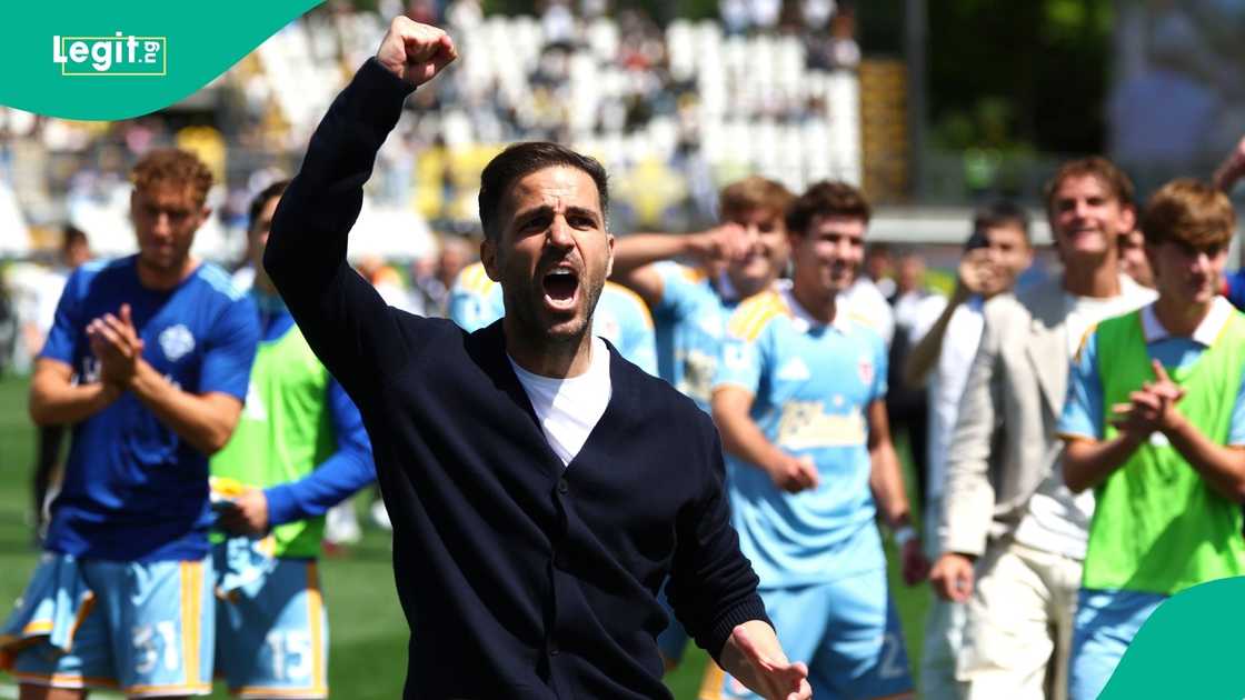 Cesc Fabregas, Como, UEFA, Champions League, Serie A, Football. Cesc Fabregas, Como, UEFA, Champions League, Serie A, Football.