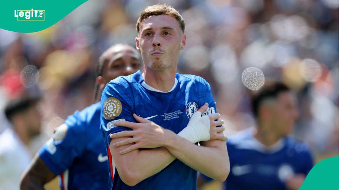 Cole Palmer, Paris Saint-Germain, Chelsea, MetLife Stadium, East Rutherford, New Jersey, FIFA Club World Cup. Cole Palmer, Paris Saint-Germain, Chelsea, MetLife Stadium, East Rutherford, New Jersey, FIFA Club World Cup.