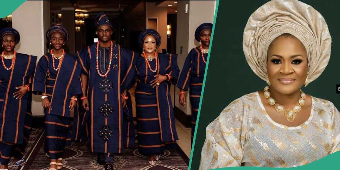 Mercy Aigbe's husband's first wife gushes over children Mercy Aigbe's husband's first wife gushes over children