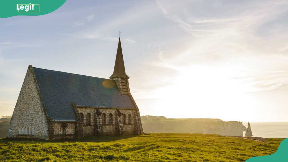 A church building A church building