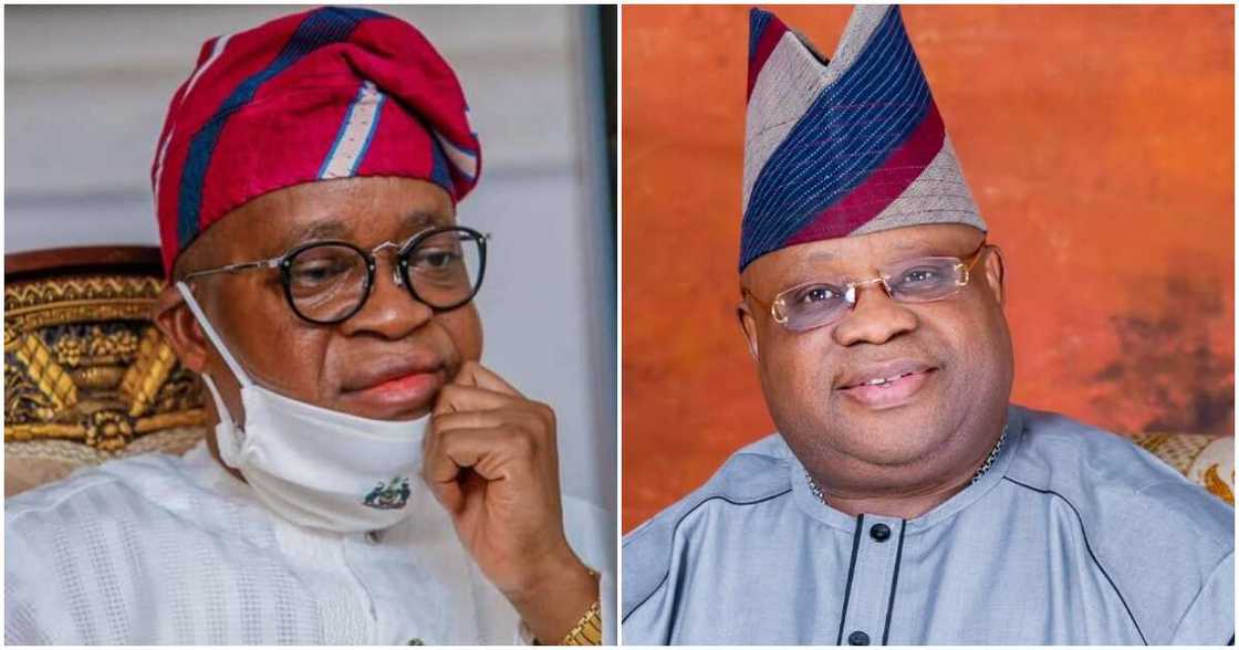 Osun APC, PDP, Governor Ademola Adeleke, Gboyega Oyetola Osun APC, PDP, Governor Ademola Adeleke, Gboyega Oyetola