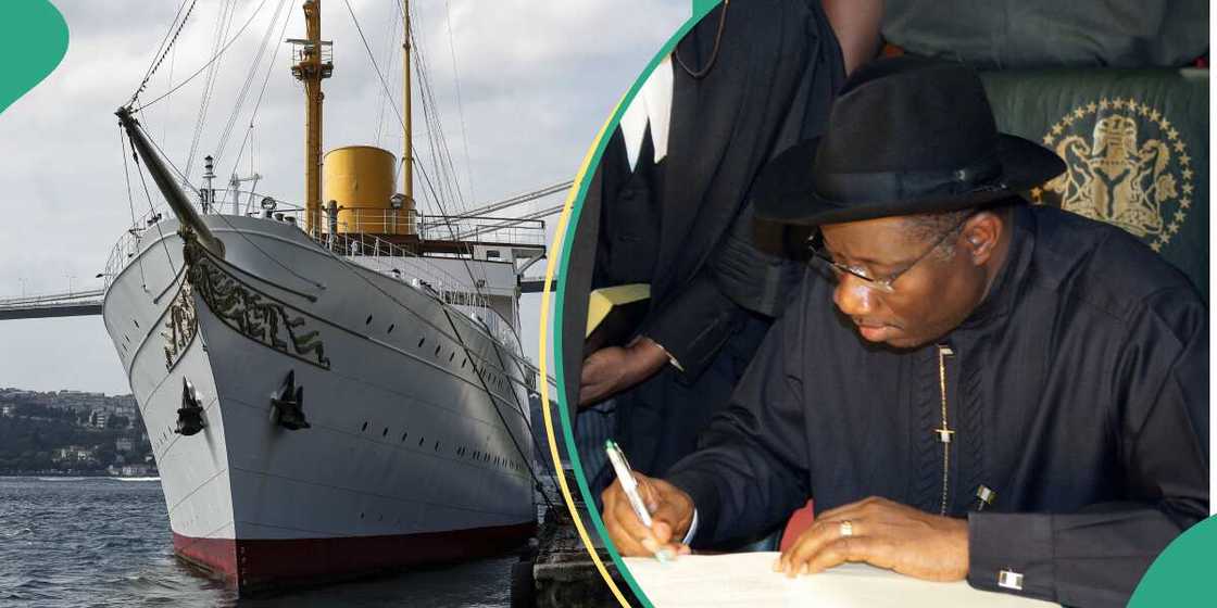 Navy, Jonathan, presidential yacht Navy, Jonathan, presidential yacht