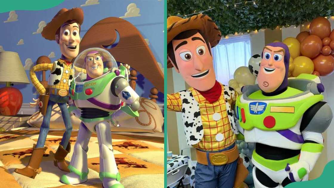 Woody and Buzz Lightyear