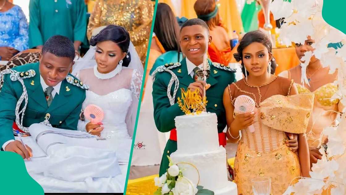 A once-beautiful marriage turns tragic as a newlywed wife sets her senior military husband on fire.