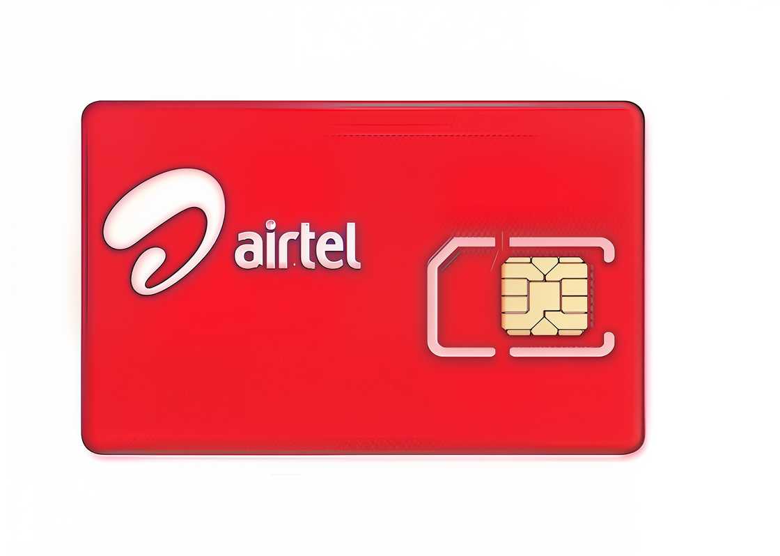 An Airtel SIM card An Airtel SIM card