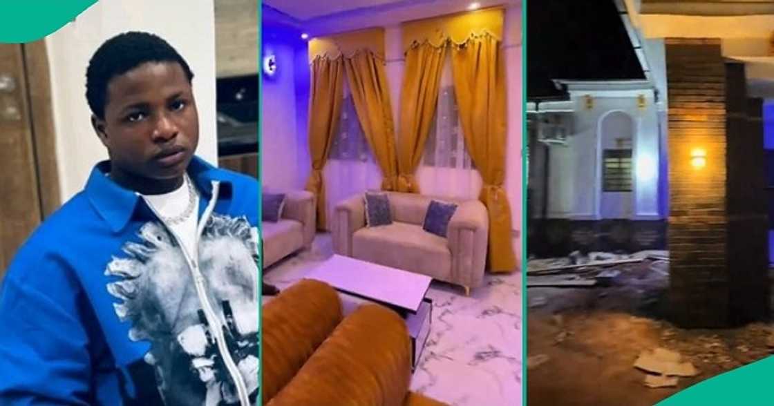 Nigerian man who built bungalow displays its unique design