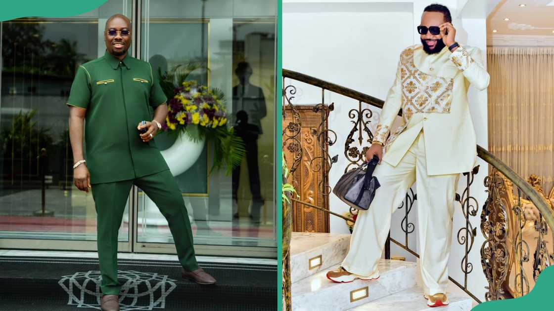 Nigerian businessmen Obi Cubana and E-Money