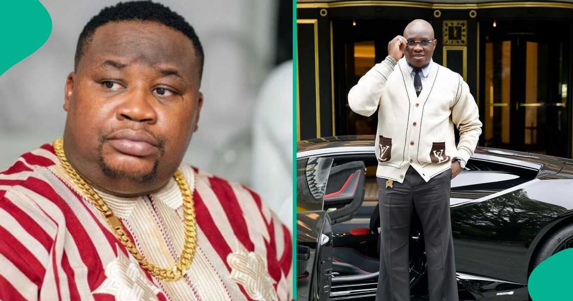 Cubana Chiefpriest shares video of him in church. Cubana Chiefpriest shares video of him in church.