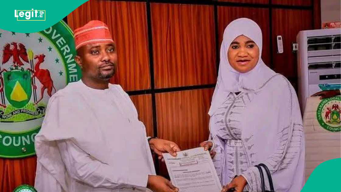 Shugaban karamar hukumar Nasarawa ya gwangwaje matar da ta jagoranci daga kamfai a Kano