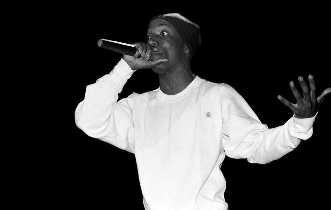 Rapper Big L performs at the International Amphitheatre