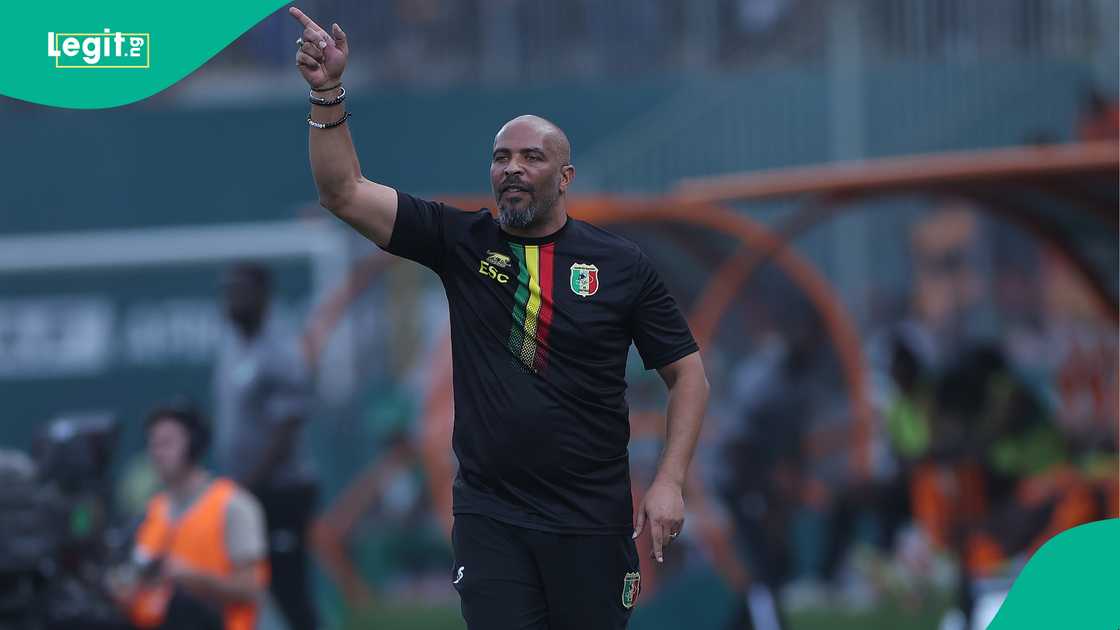 Eric Chelle, Mali, Stadium Bouake, Ivory Coast, AFCON 2023. Eric Chelle, Mali, Stadium Bouake, Ivory Coast, AFCON 2023.