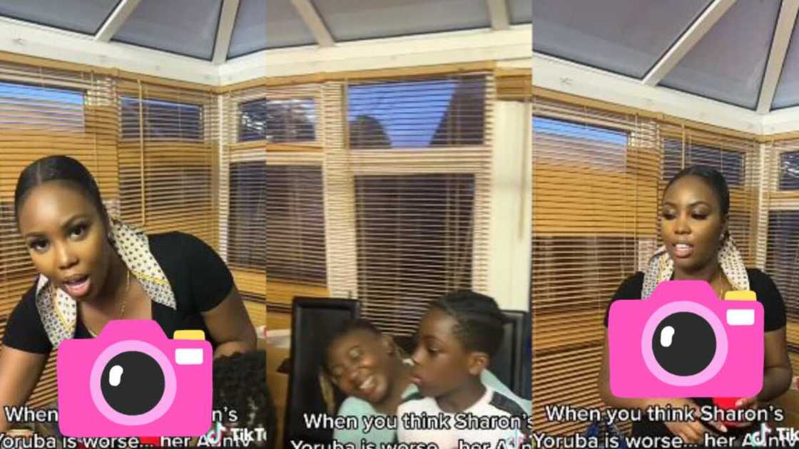 Lady speaks Yoruba hilariously