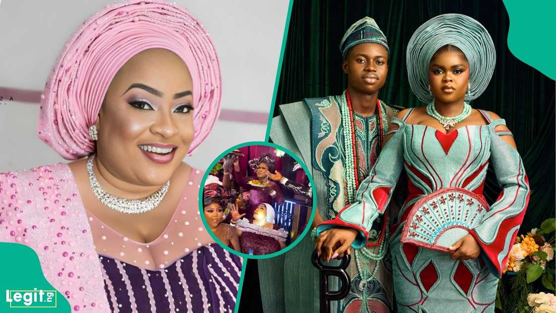 Actress Foluke Daramola attracts attention after a viral moment involving food service at Peller and Jarvis' wedding Actress Foluke Daramola attracts attention after a viral moment involving food service at Peller and Jarvis' wedding
