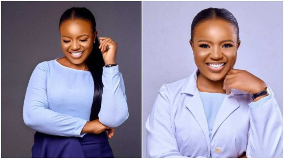 Nigerian lady becomes pharmacist, releases amazing photo of herself, stirs massive reactions Nigerian lady becomes pharmacist, releases amazing photo of herself, stirs massive reactions