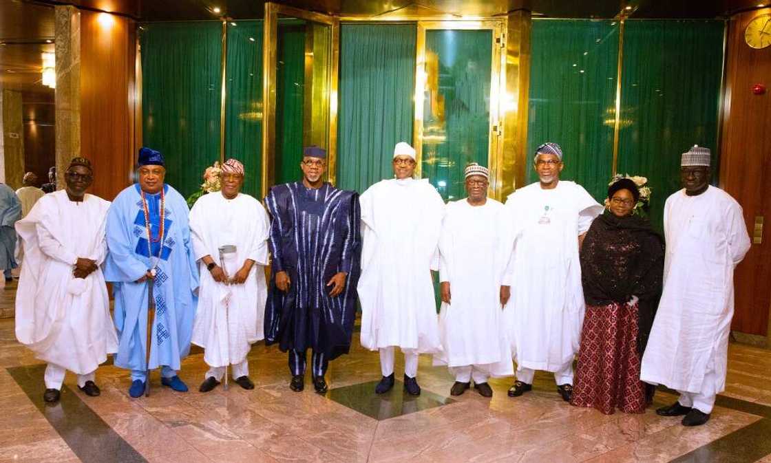 Ogun leaders travel to Abuja to thank Buhari Ogun leaders travel to Abuja to thank Buhari