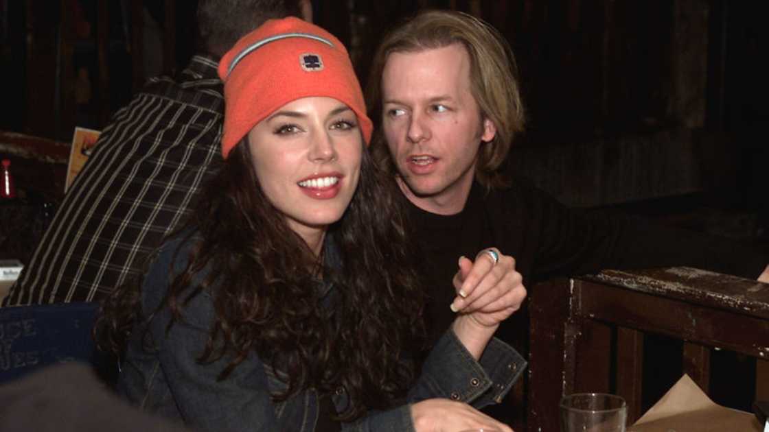 Krista Allen and David Spade at the House of Blues in Los Angeles, California.