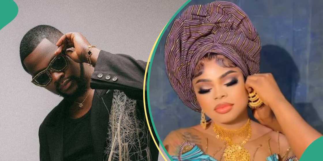 Bobrisky jumps on Kizz Daniel's challenge.