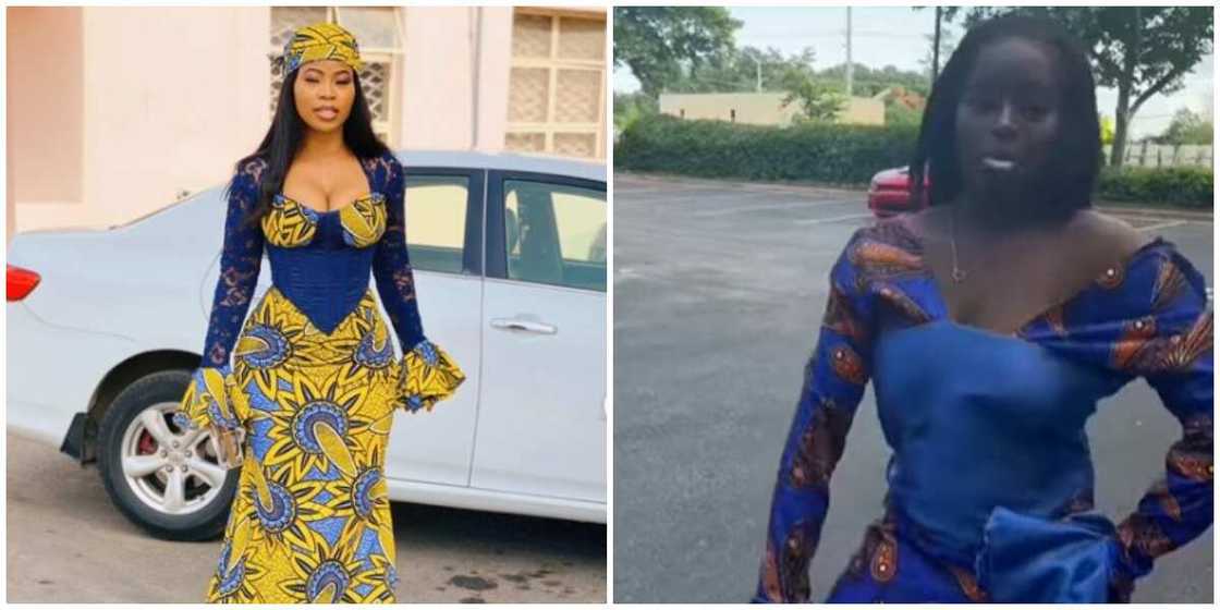 Photos of ladies in ankara dresses.