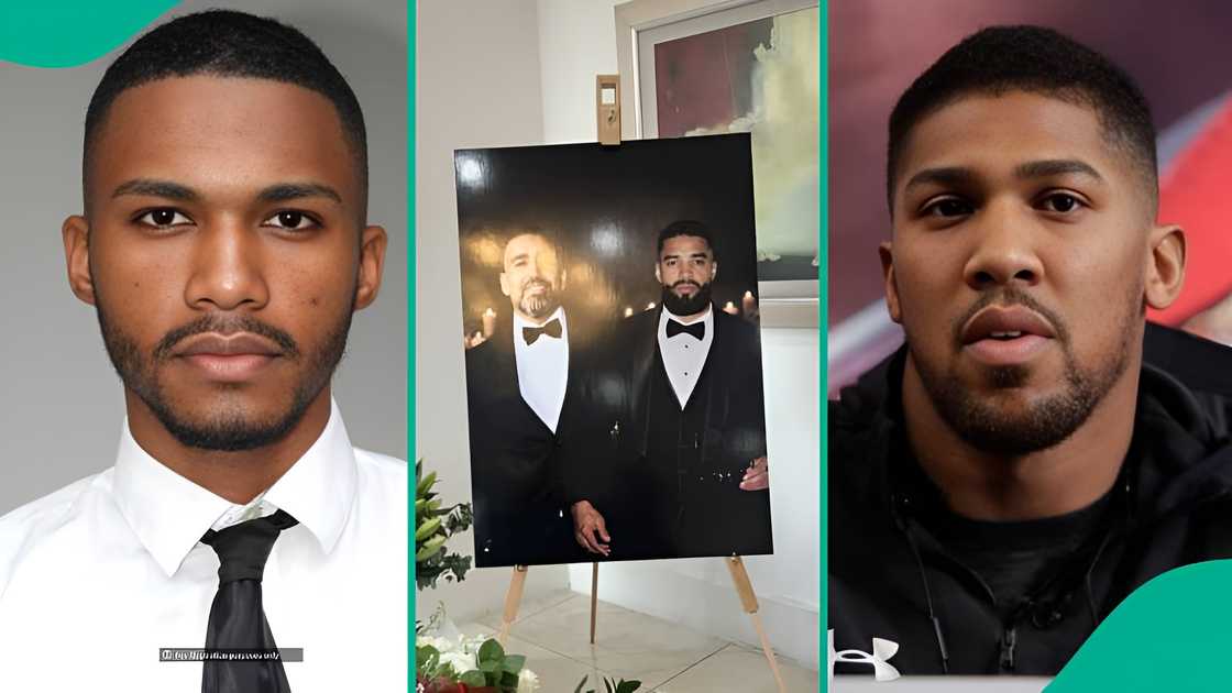 A man shared a photo of the burial ground where Anthony Joshua’s late friends, Latif Ayodele and Sina Ghami, were laid to rest in the UK, leaving many social media users emotional and reflective.