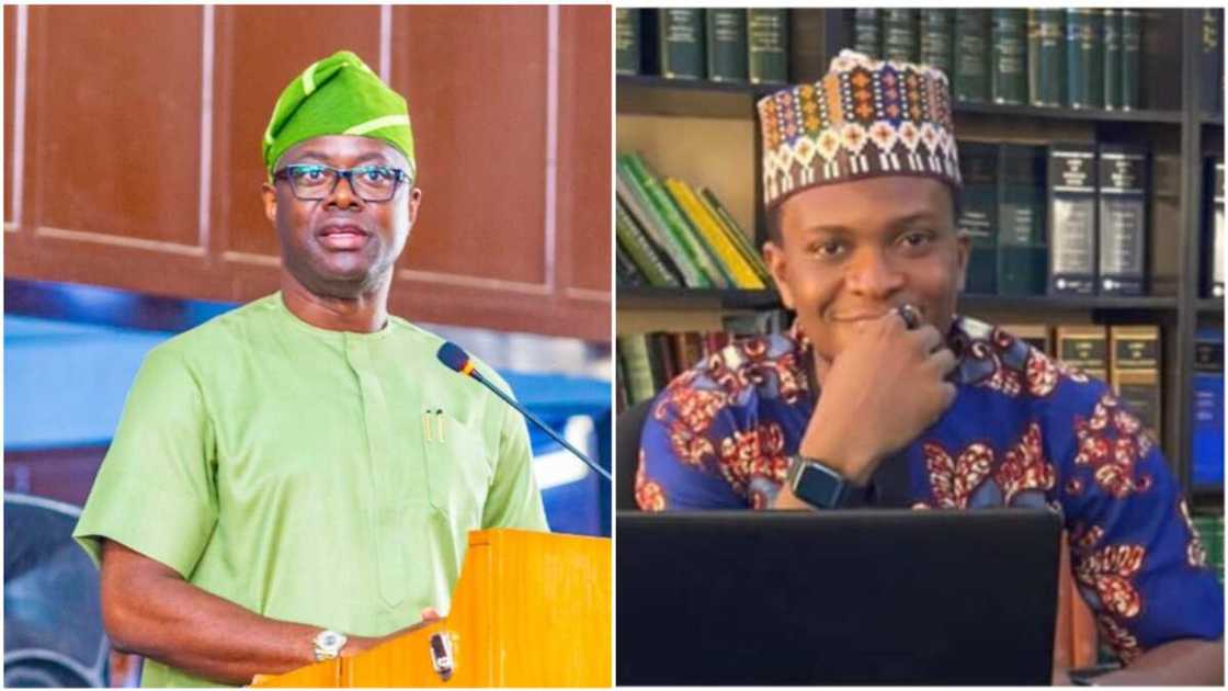 Seyi Makinde.Wale Adeagbo/APC/PDP/2023 Election/Oyo Seyi Makinde.Wale Adeagbo/APC/PDP/2023 Election/Oyo
