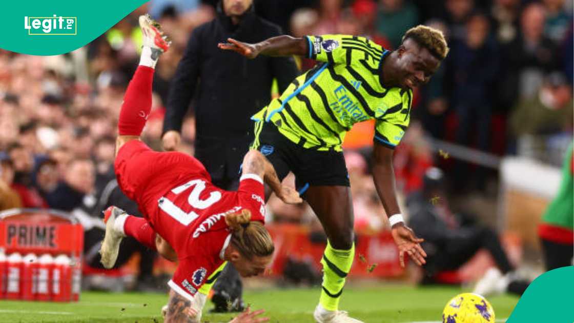 Bukayo Saka, Konstantinos Tsimikas, Liverpool, Arsenal Bukayo Saka, Konstantinos Tsimikas, Liverpool, Arsenal