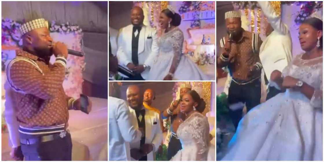 Singer Harrysong and a couple Singer Harrysong and a couple