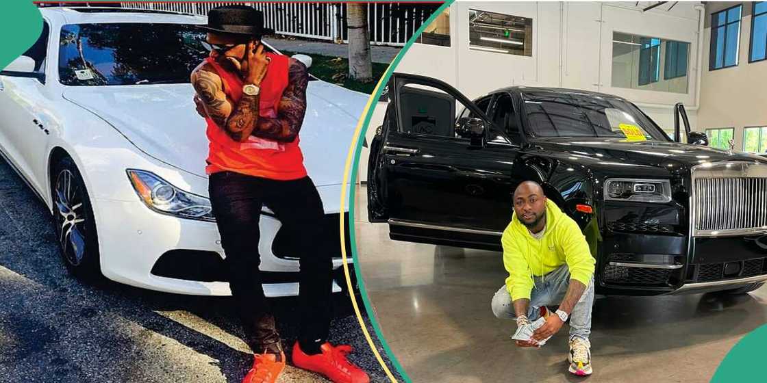 Bugatti, Rolls Royce, Other Most Expensive Cars Owned by Davido, DJ Cuppy, Other Celebrities in 2024