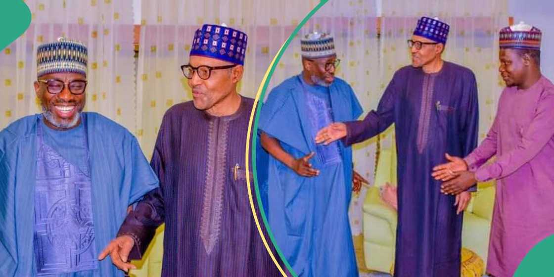 The PDP chieftain recounted how he spent the day with ex-President Muhammadu Buhari The PDP chieftain recounted how he spent the day with ex-President Muhammadu Buhari