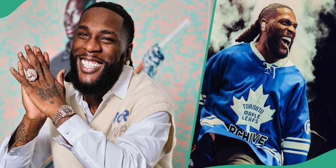 Video: Watch how Burna Boy was presented with a Brit award as first Nigerian artist to hit 2 billion streams in the UK