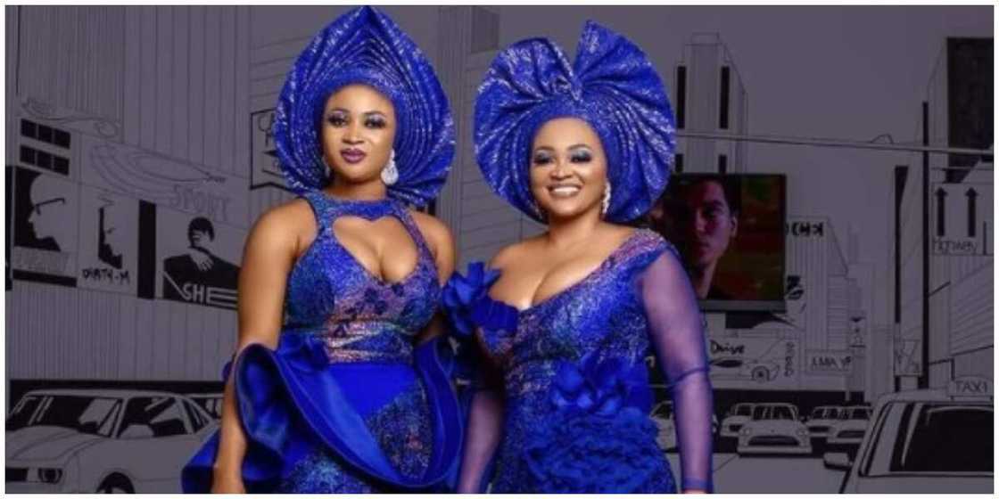 A photo of Mercy Aigbe and CEO Luminee A photo of Mercy Aigbe and CEO Luminee