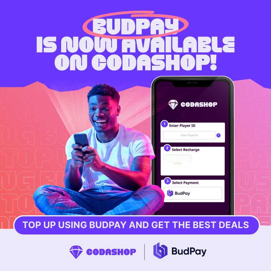 BudPay Partners with Codashop to Offer Gamers in Nigeria a Seamless Way to Pay for Their Games