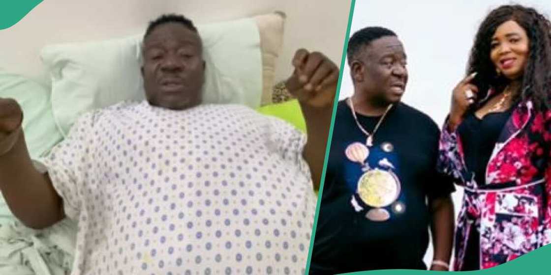 Actor Mr Ibu and his wife Stella Actor Mr Ibu and his wife Stella