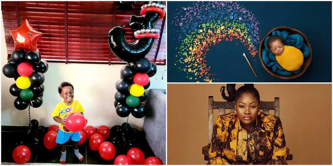 OAP Toolzo and her first son OAP Toolzo and her first son