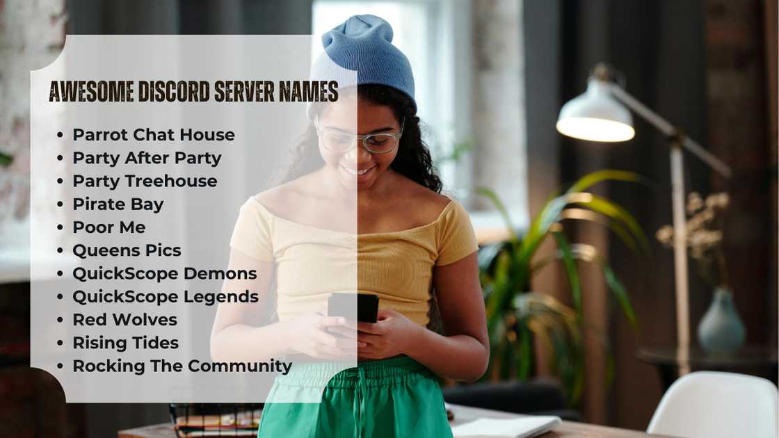 Discord server names