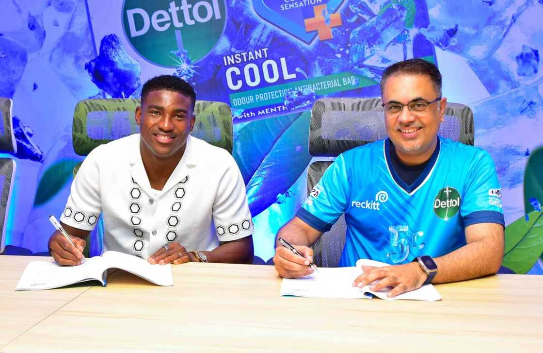 Dettol Cool unveils Taiwo Awoniyi as brand ambassador