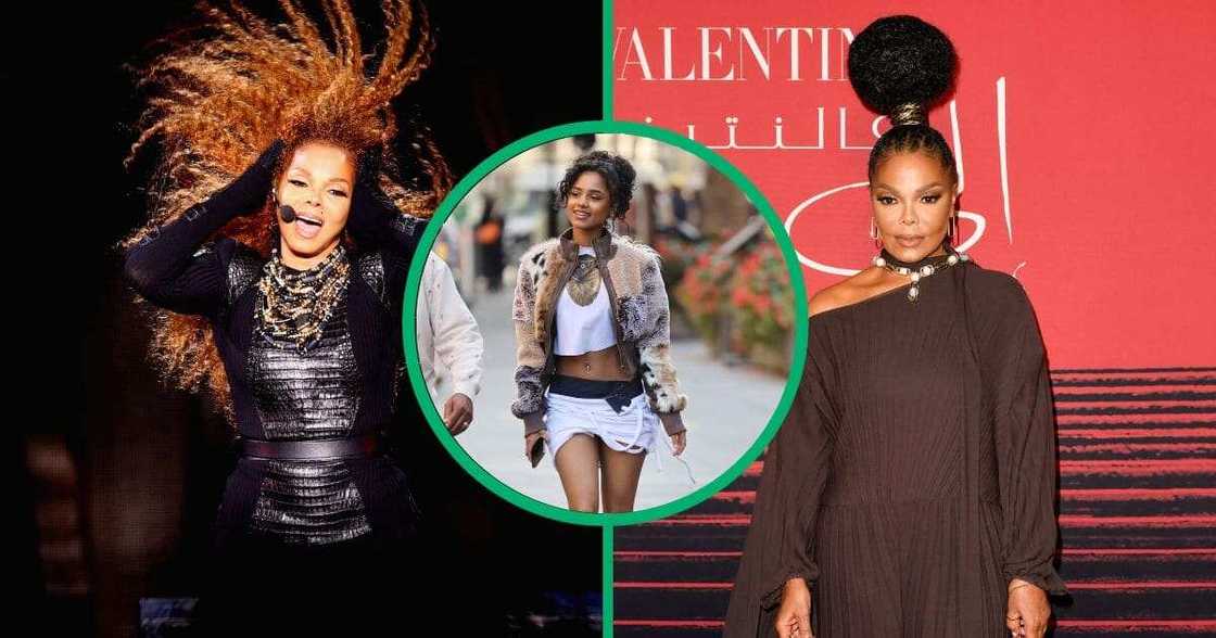 Janet Jackson performs after Dubai World Cup at the Meydan Racecourse in Dubai, United Arab Emirates, attending opening of "Forever - Valentino" in Doha, Qatar. Tyla arrives at Capital Xtra Radio Studios in London, England.